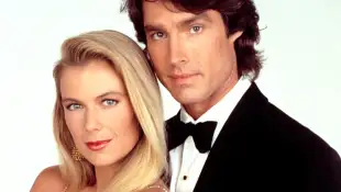 Katherine Kelly Lang and Ronn Moss, known from 