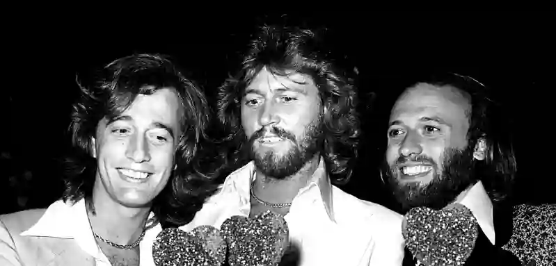Robin Gibb, Barry Gibb und Maurice Gibb als Bee Gees 1978