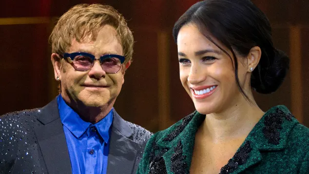 Elton John und Meghan Markle