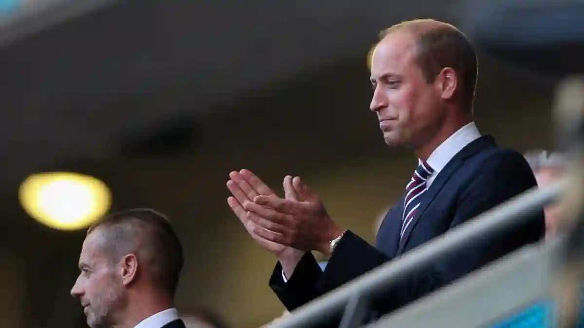 Prinz William beim EM-Halbfinale von England gegen Dänemark am 7. Juli 2021