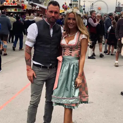 Sonia Liebing und ihr Mann Markus oktoberfest