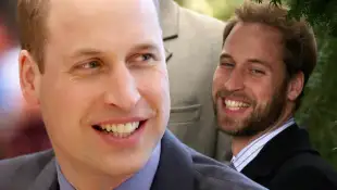 Prinz William mit Bart