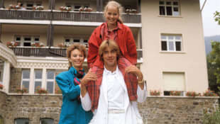 Ilona Grübel mit Angelika Reißner und Sascha Hehn