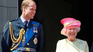 Pirinz William und Queen Elisabeth II.