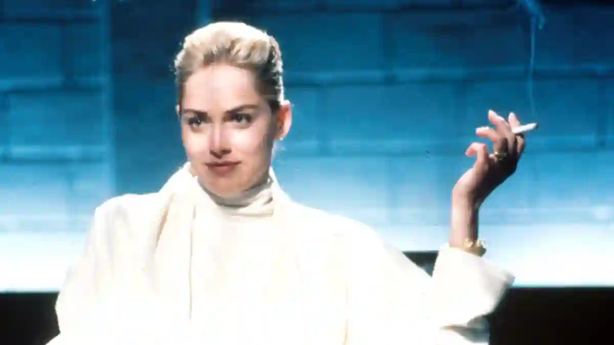 Sharon Stone in ihrer legendären Szene im Film „Basic Instinct“ 1992
