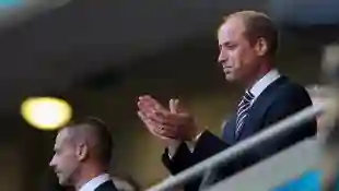 Prinz William beim EM-Halbfinale von England gegen Dänemark am 7. Juli 2021
