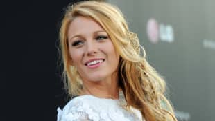 Blake Lively with a braided hairstyle