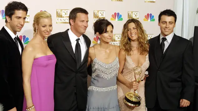 Jennifer Aniston, Courteney Cox, Lisa Kudrow, Matthew Perry, Matt LeBlanc und David Schwimmer 