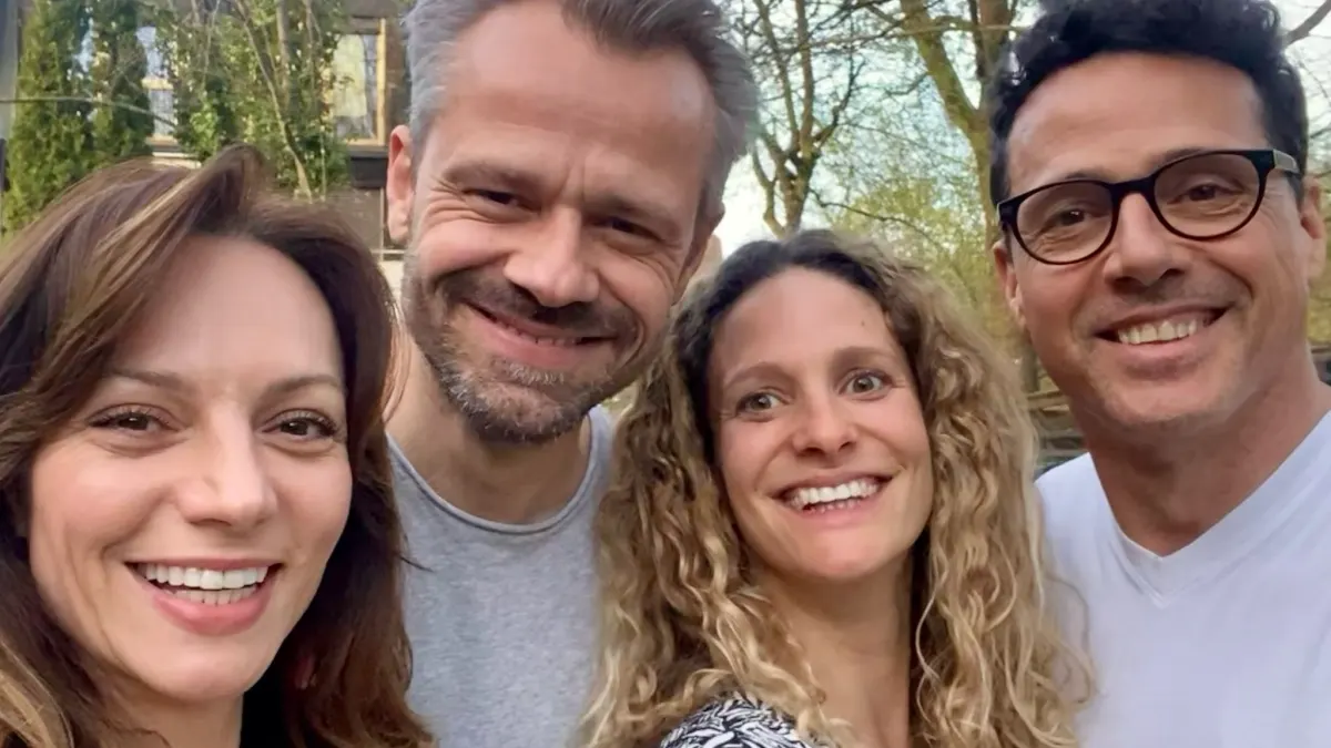 Viola Wedekind, Sven Waasner, Lea Wegmann und Markus Pfeiffer