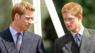 Prinz William und Prinz Harry bei der Einweihungszeremonie des Lady Diana gewidmeten Brunnens