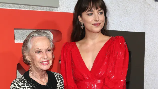 Tippi Hedren und Dakota Johnson