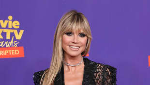 Ohne Bh Und In Knappem Hoschen Heidi Klum Im Fussball Fieber