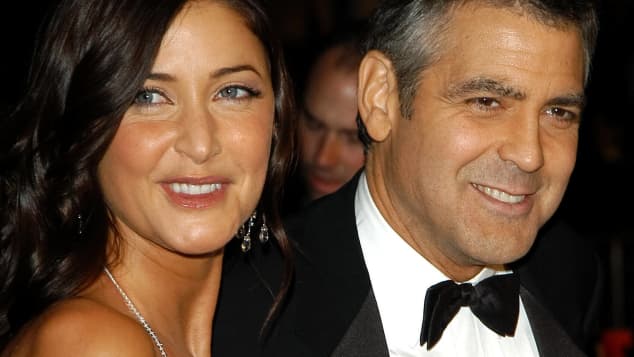 George Clooney und Lisa Snowdon