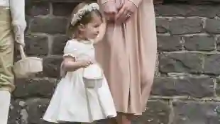 Herzogin Kate und Prinzessin Charlotte auf der Hochzeit von Pippa Middleton 2017