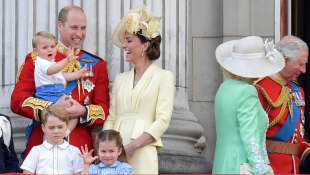Prinz William und Herzogin Kate mit Kindern 