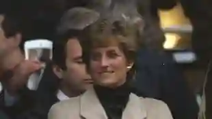 Lady Diana bei einem Spiel der Five Nations Championships in Paris am 21. Januar 1995