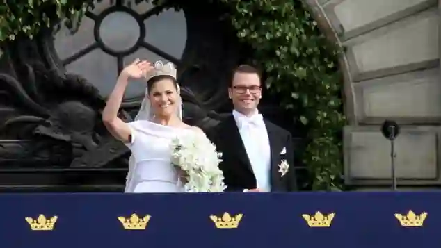 Prinzessin Victoria und Prinz Daniel bei ihrer Hochzeit 2011