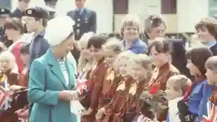 Prinzessin Margaret von England bei einem Deutschlandbesuch 1986