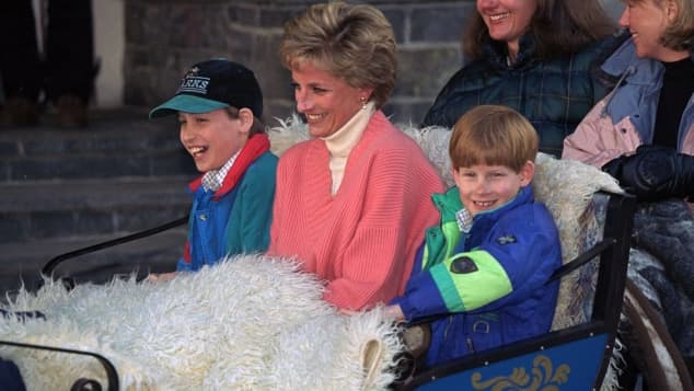 Lady Diana Prinz William Prinz Harry