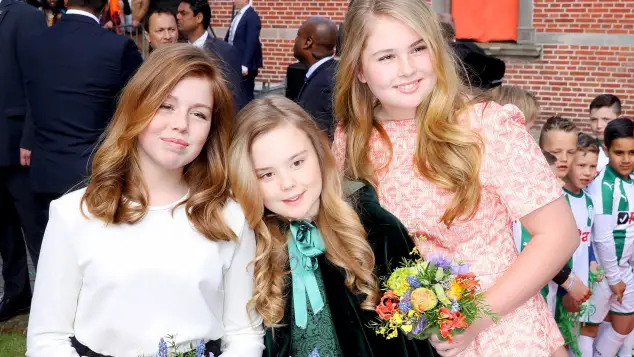 Die Prinzessinnen Amalia, Alexia und Ariane der Niederlande 