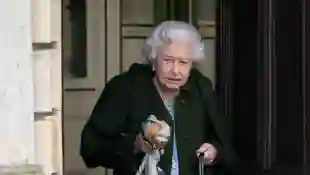 Königin Elisabeth beim Verlassen des Sandringham House in Norfolk am 5. Februar 2022