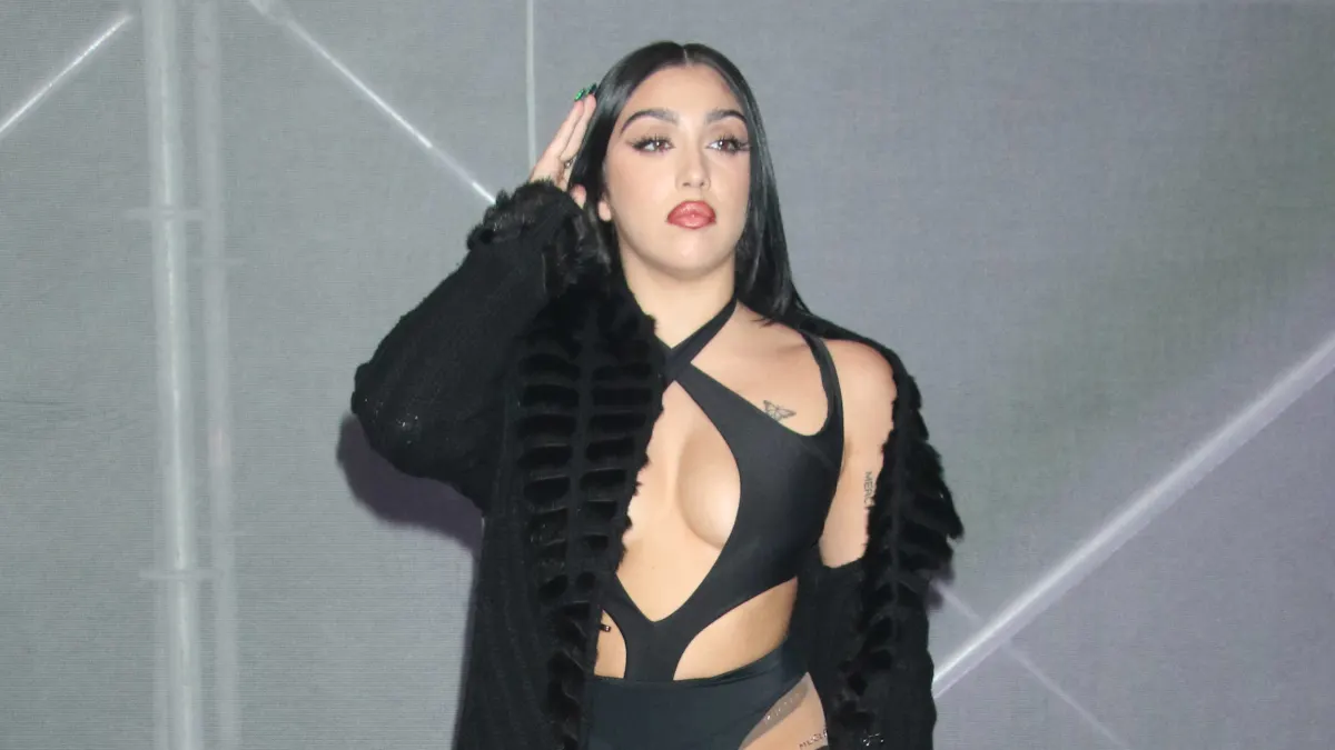 NEW YORK, NEW YORK - APRIL 19: Lourdes Leon at the Mugler H&M Global Launch Event on April 19, 2023 in New York City.. P