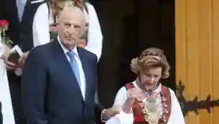 König Harald und Königin Sonja norwegen