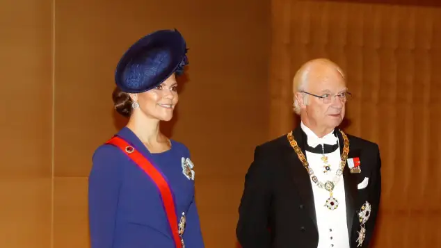 Prinzessin Victoria und König Carl Gustaf 