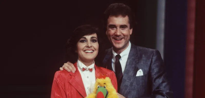 Kurt Felix und Paola Felix bei „Verstehen Sie Spaß?“ im Januar 1984