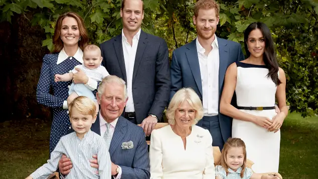 Prinz Charles mit seiner Familie