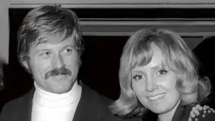 Celebrities New York NY USA Joel Grey Robert Redford and Lola Van Wagenen in late 1970s UPDATE 2