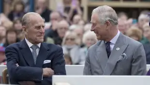 Prinz Philip und Prinz Charles