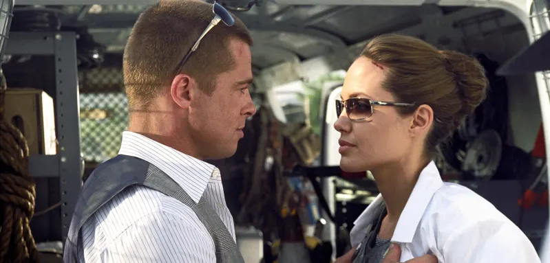 Brad Pitt und Angelina Jolie im Film „Mr. & Mrs. Smith“ 