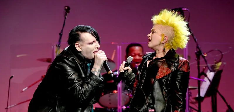 Marilyn Manson und Cyndi Lauper