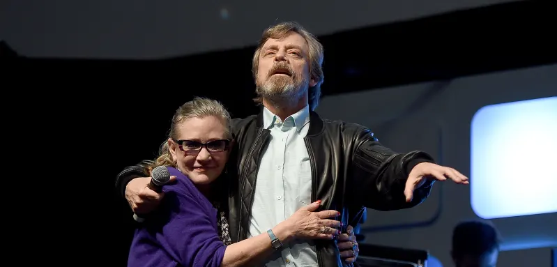 Carrie Fisher und Mark Hamill
