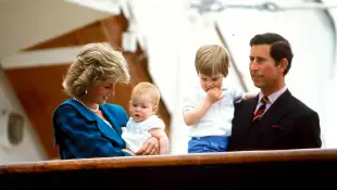 Lady Diana, Prinz Charles, Harry und William