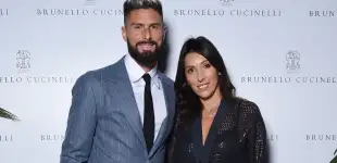 Olivier Giroud und seine Frau Jennifer