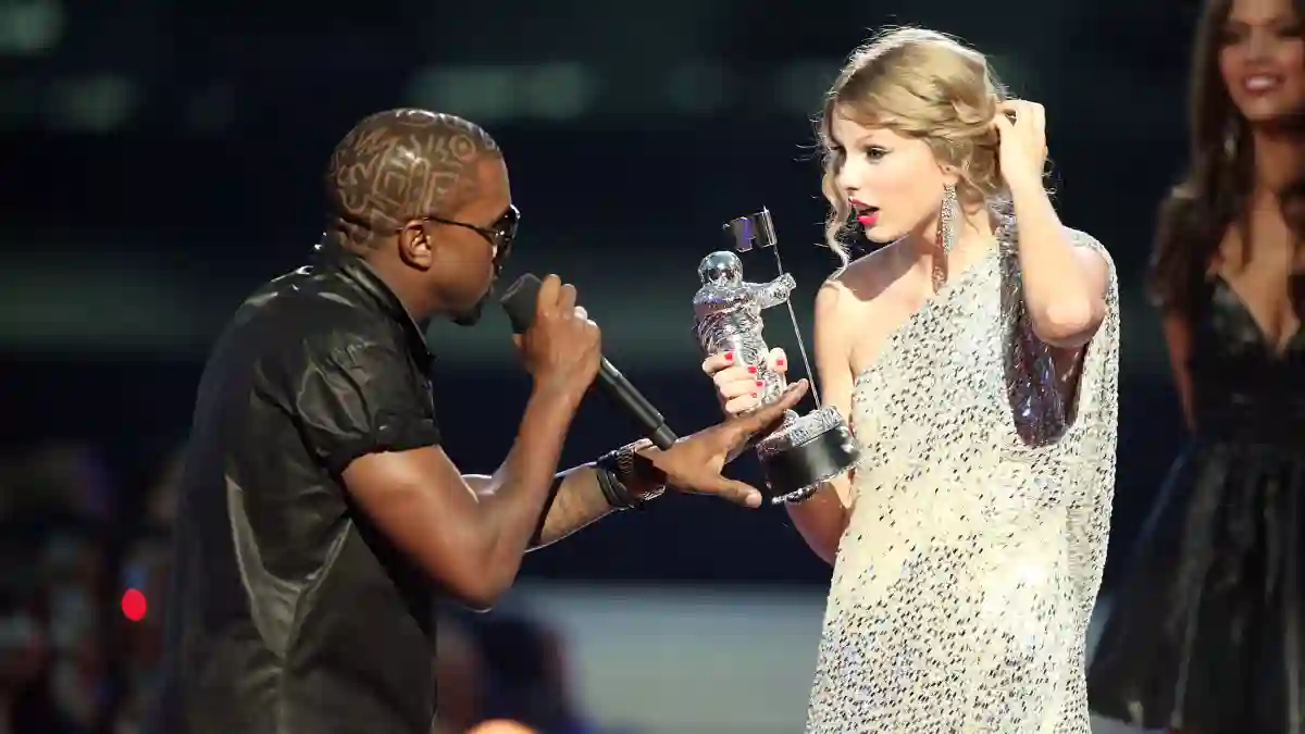 Kanye West und Taylor Swift bei den MTV VMAs am 13. September 2009