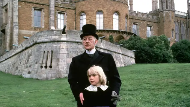 Alec Guinness und Ricky Schroder als „Earl von Dorincourt“ und „Ceddie“ von „Der kleine Lord“