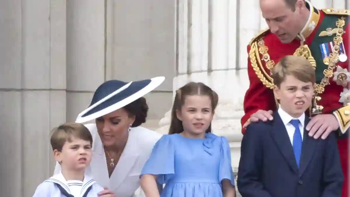 Trooping the Colour The Queen, The Duchess of Cambridge, The Duke of Cambridge, Prince George, Princess Charlotte and Pr
