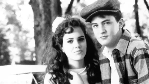 Ione Skye und Matthew Perry