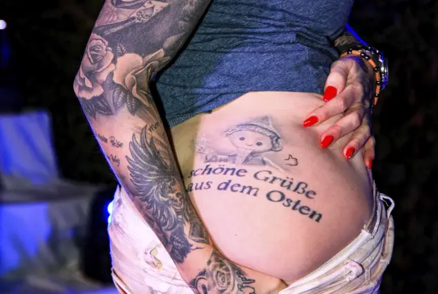 melanie müller tattoo