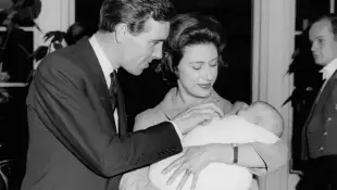 Prinzessin Margaret, ihr Mann Antony Armstrong-Jones und ihr Sohn David