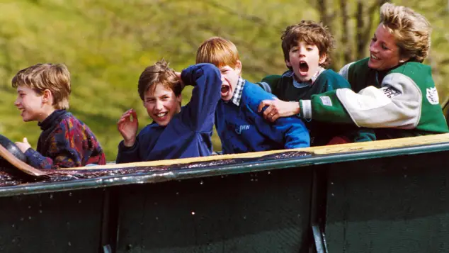 Prinz William, Prinz Harry und Lady Diana