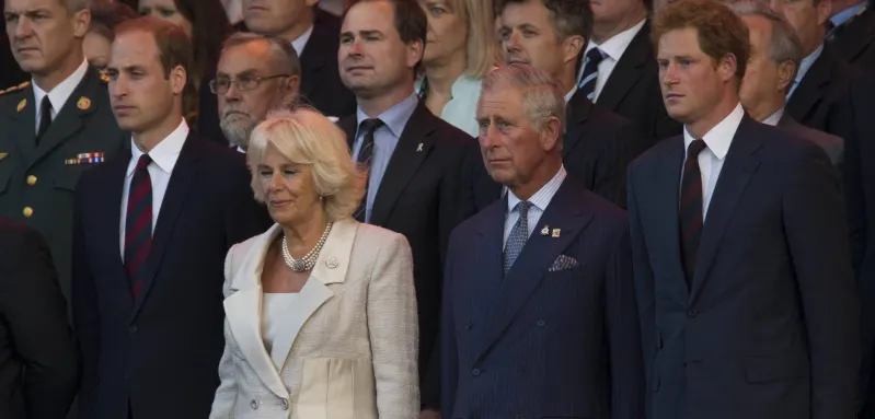 Prinz William, Herzogin Camilla, Prinz Charles, Prinz Harry