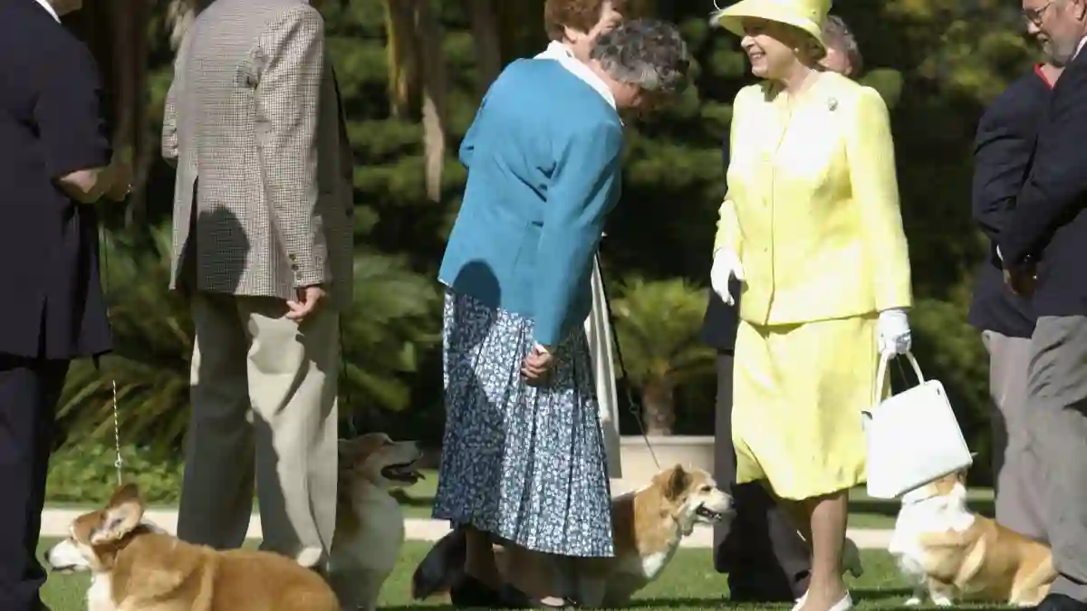 Königin Elisabeth II. liebt Corgis