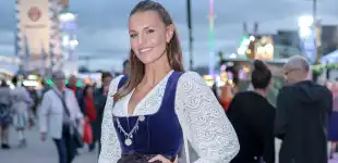 Laura Wontorra auf dem Oktoberfest 2024