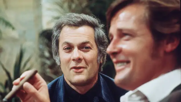 Tony Curtis und Roger Moore