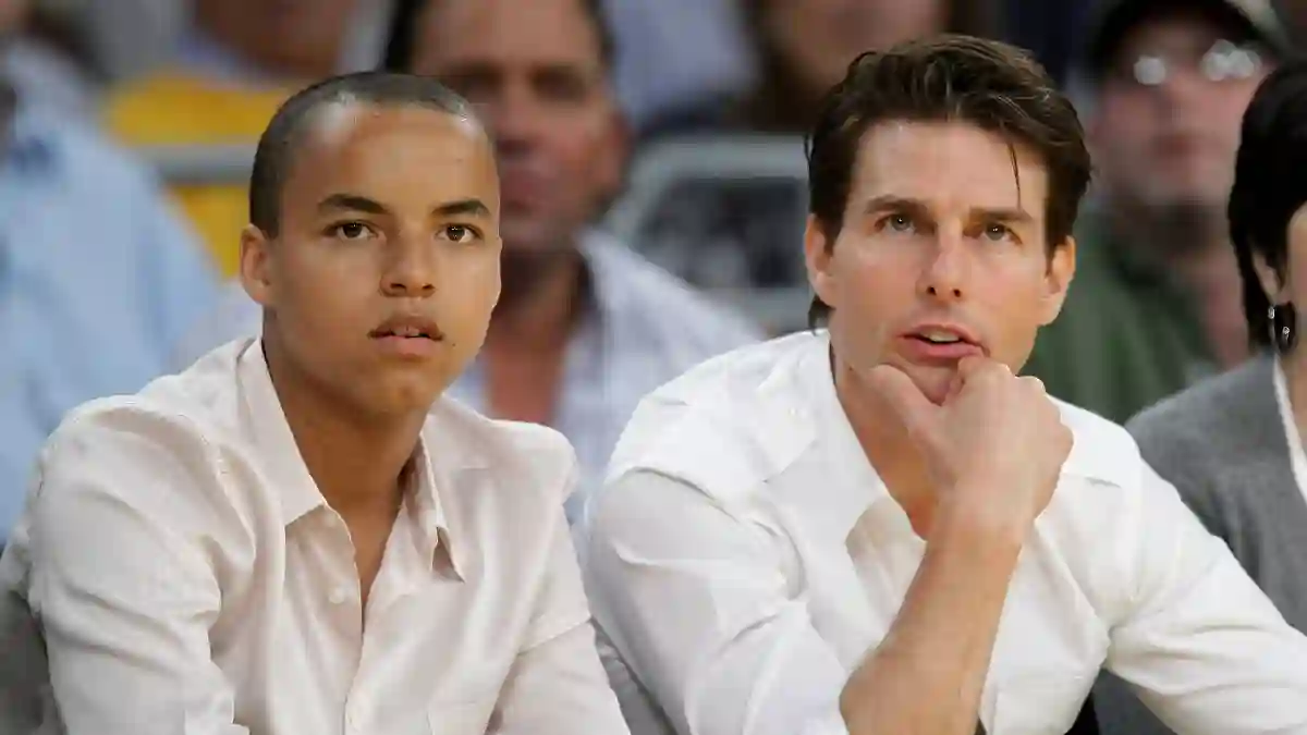 Tom Cruise und Connor Cruise bei Basketball-Spiel der L.A. Lakers 2009