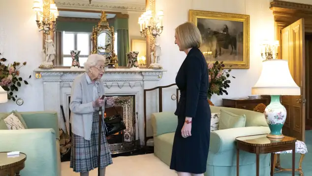 Königin Elisabeth II. und Liz Truss